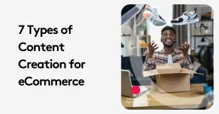 Man unboxing shoes for eCommerce content creation video.